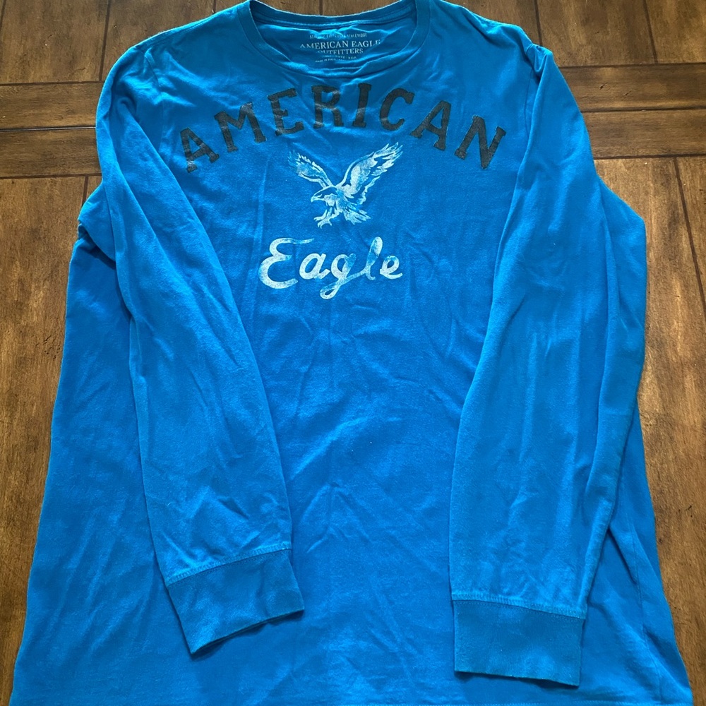 Men’s American Eagle Long Sleeve Tee Sz XLT XL Tall